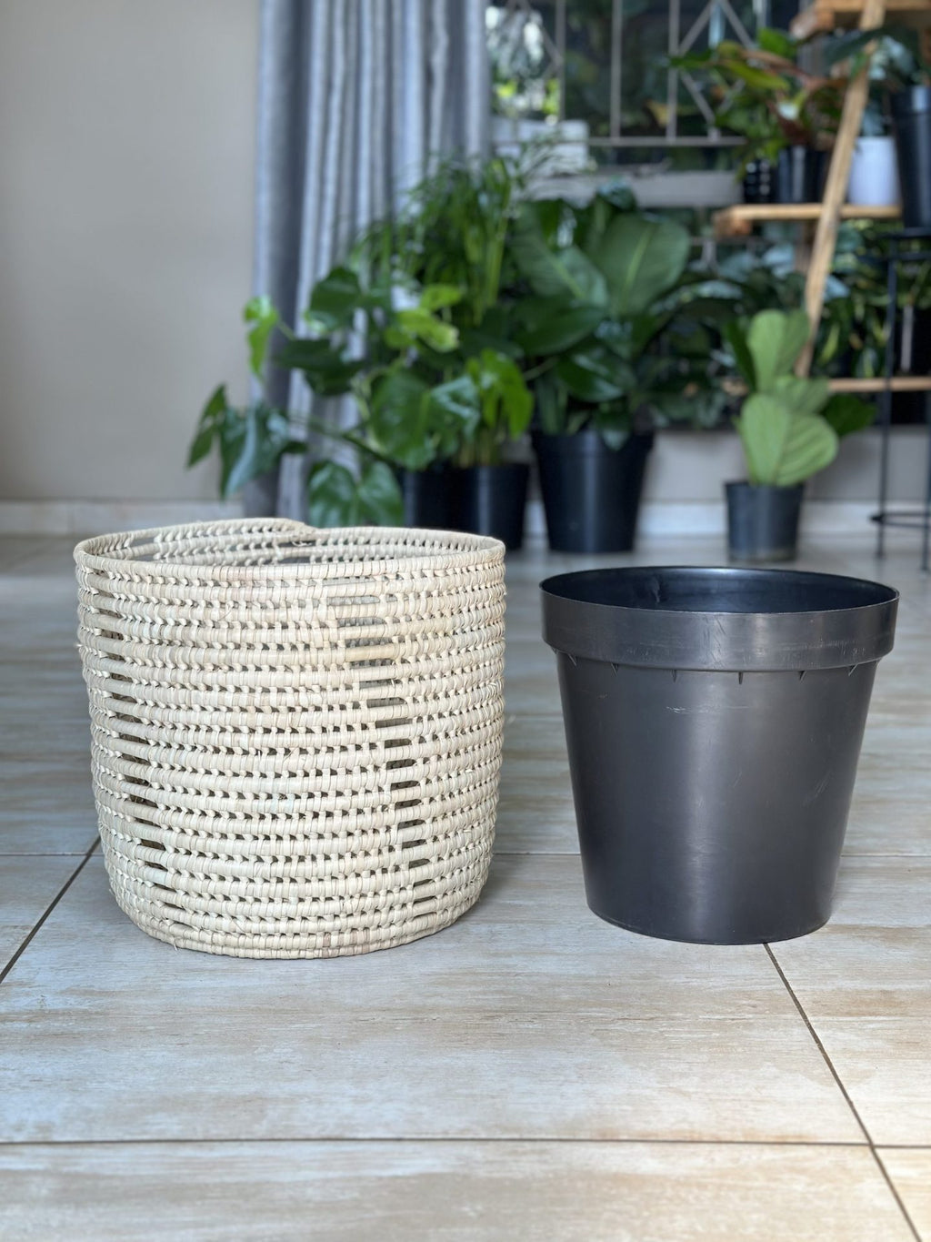 XL Neutral Basket - Open Design