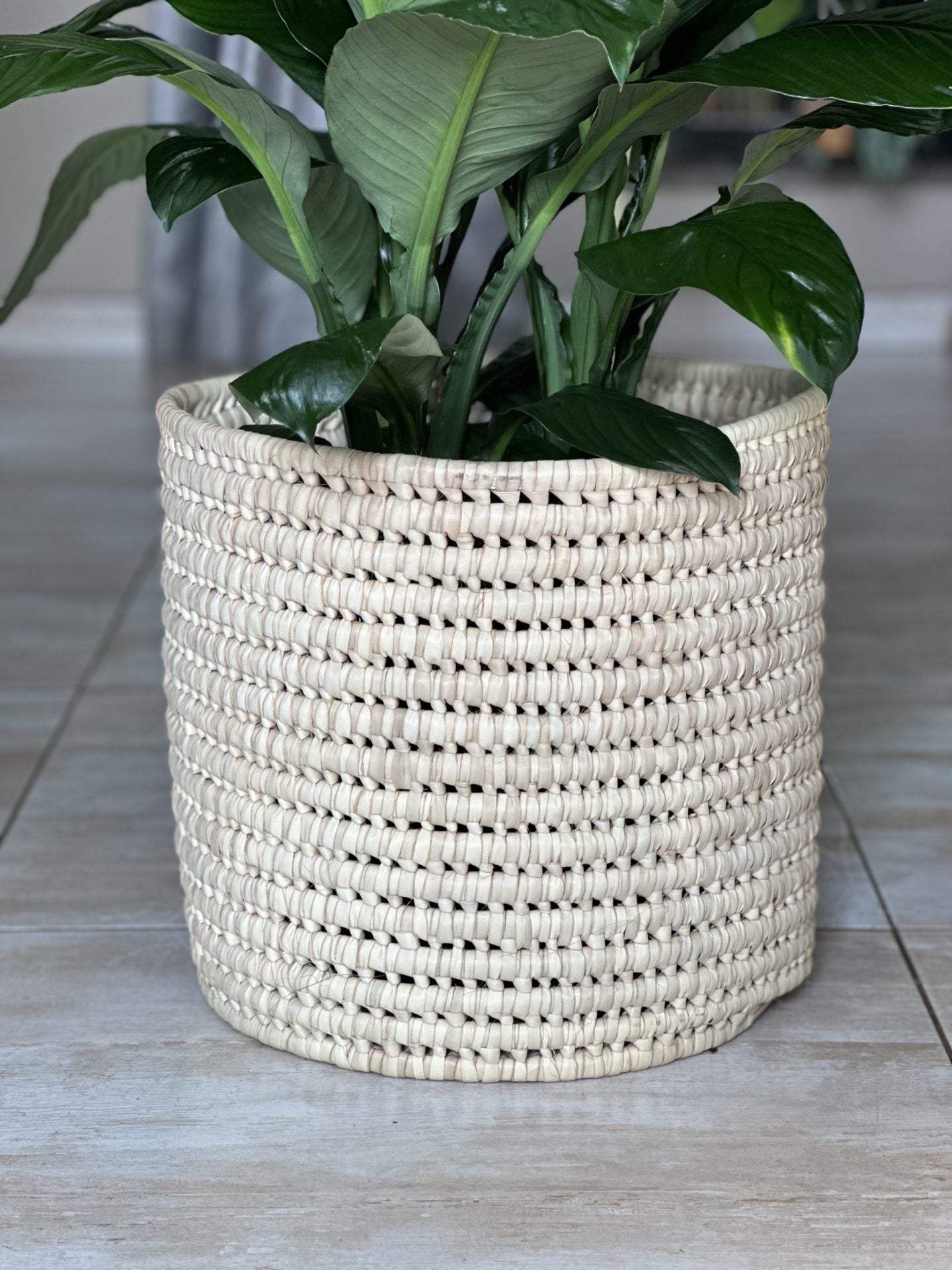 Neutral XL Basket- Solid Design