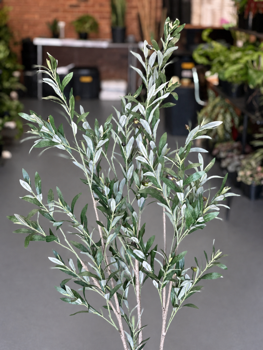 1.5m Artificial Olive Tree With Decorative Pot