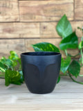Small Face Pot - Black