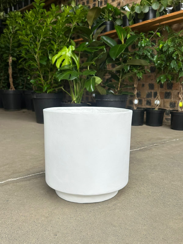 Large Decorative Pot Style 2 - White