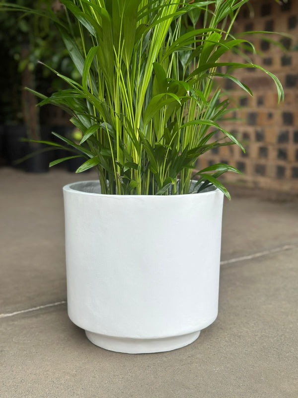 Large Decorative Pot Style 2 - White