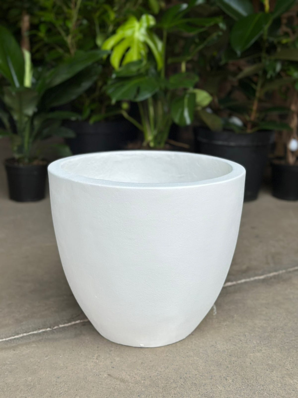 XL Decorative Pot Style 1 - White